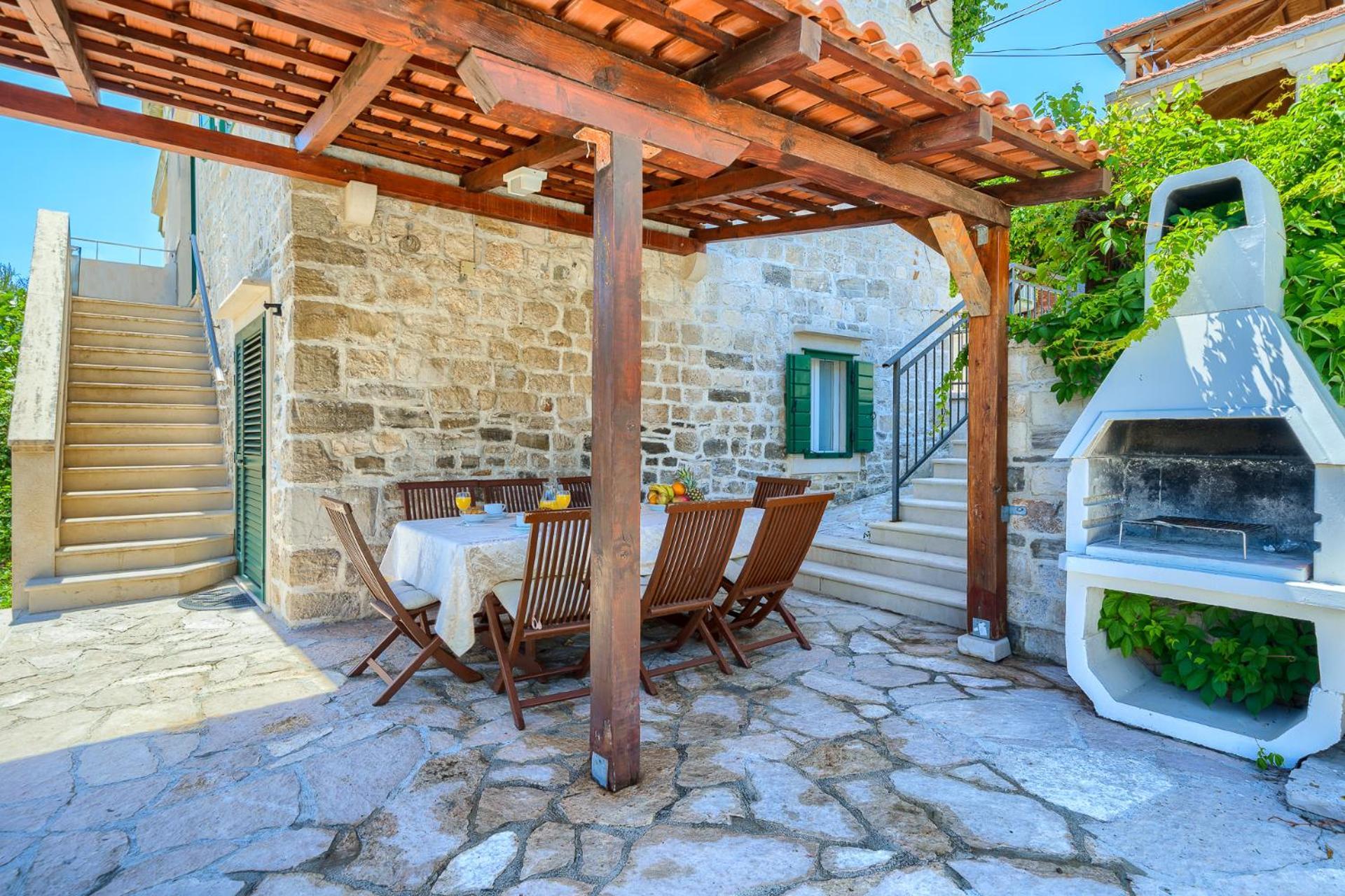 Villa Bonaca Perfect Location For A Holiday With Friends Or Family, Heated Pool Sumartin Zewnętrze zdjęcie